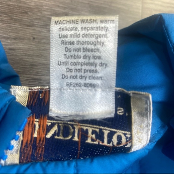 Royal Blue Quilted Puffer Vest with Stand-Up Collar - Picture 5 of 11